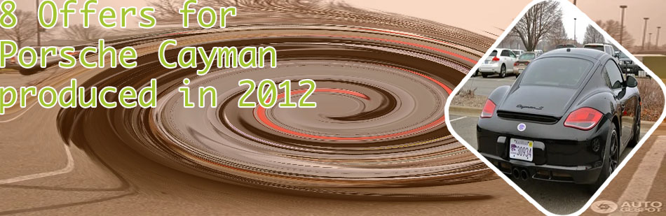 2012 porsche cayman s