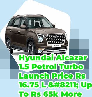 Hyundai alcazar 6 seater price