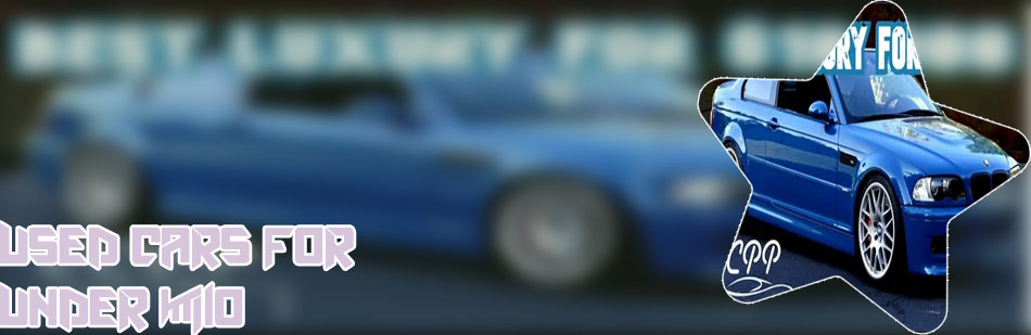 Luxury cars under 10k